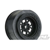 PROLINE 2776-03 POMONA DRAG SPEC 2.2 INCH - 3.0 INCH BLACK REAR WHEELS FOR SLASH 2 PACK
