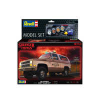 REVELL 67724 STRANGER THINGS JIM HOPPERS CHEVY BLAZER K5 1/25 SCALE PLASTIC MODEL KIT