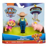 PAW PATROL NICKELODEON HERO PUPS WITH SKYE AND FARMER YUMI