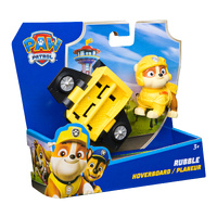 SPIN MASTER NICKELODEON PAW PATROL ACTION PUPS WITH HOVERBOARD AND RUBBLE FIGURINE