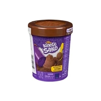 SPIN MASTER KINETIC SAND 6071551 ICE CREAM TUB BROWN SAND