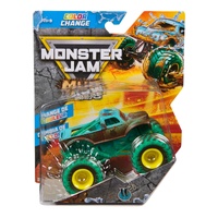 SPIN MASTER MONSTER JAM MUD BLASTERS W (WHIPLASH) 1:64  SCALE TRUCK