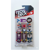 SPIN MASTERS TECH DECK 96MM FINGERBOARD 4 PACK - THE HEART SUPPLY