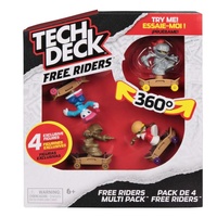 SPIN MASTER TECH DECK FREE RIDERS 4 PACK