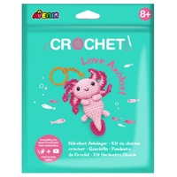 AVENIR CROCHET KEYCHAIN - LOVE AXOLOTL