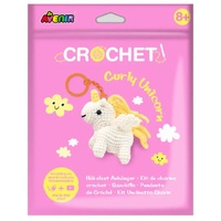 AVENIR CROCHET KEYCHAIN - CURLY UNICORN
