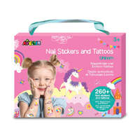 AVENIR UNICORN NAIL STICKERS AND TATTOOS OVER 260PC