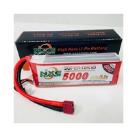 NXE BATTERY 3S 11.1V 5000MAH 40C NXE POWER SOFT CASE WITH DEANS