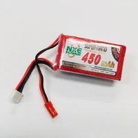 NXE 450MAH 11.1V 3S 30C SOFT CASE LIPO BATTERY WITH JST PLUG [450SC303SJST]