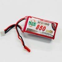 NXE 11.1V 850MAH 30C SOFT CASE W/JST LIPO BATTERY IN STORE PICK UP ONLY