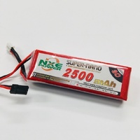 NXE 7.4V 2500MAH RX PACK SOFT CASE LIPO WITH JR PLUG [2500SC32SJR]