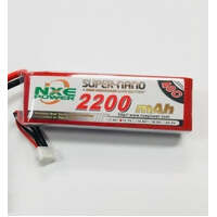 NXE 3S 11.1V 2200MAH 40C SOFT CASE LIPO BATTERY WITH XT60 PLUG