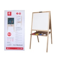 CLASSIC WORLD WOODEN 5-IN-1 BLACKBOARD 11PC