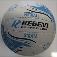 REGENT STRATA SUPER GRIP NETBALL SIZE 4 IN BLUE