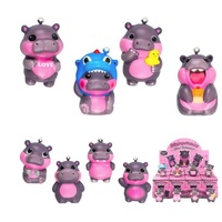 LUXMORN VALE CUTIE PETS SQUISHY HIPPOPOTAMUS - SLOW REBOUND SENSORY BLIND BOX