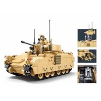 SLUBAN M3A3S BRADLEY TANK 1/35 SCALE BUILDING BLOCK SET 905 PIECE - B1363
