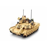 SLUBAN M1A2 ABRAMS TUSK 2S TANK 1/35 SCALE BUILDING BLOCK SET 988 PIECE - B1365