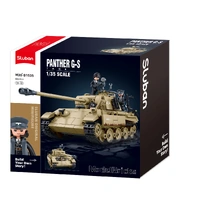 SLUBAN PANTHER G-S TANK 1/35 SCALE BUILDING BLOCK SET 883 PIECE - B1535