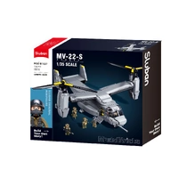 SLUBAN MV-22-S OSPREY 1/35 SCALE BUILDING BLOCK SET 1163 PIECE - B1537