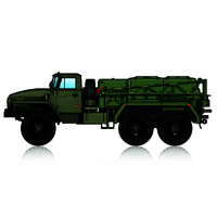 HOBBY BOSS 82962 APA-5D AIRPORT STARTER VEHICLE URAL 4320 1/72 SCALE PLASTIC MODEL KIT