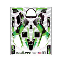UPGRADE RC UPG-14043 GRAPHIC SET FOR LOSI PROMOTO MX EXUDE GREEN