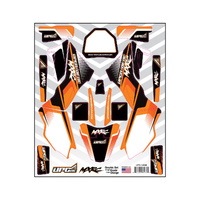 UPGRADE RC GRAPHIC SET FOR LOSI PROMOTO MX EXUDE ORANGE UPG-14046