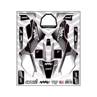 UPGRADE RC GRAPHIC SET FOR LOSI PROMOTO MX EXUDE GREY UPG-14048