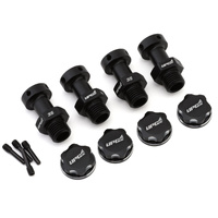 UPGRADE RC UPG-11012 ALUMINIUM 17MM HEX CONVERSION FOR ARRMA 3S VEHICLES BLACK