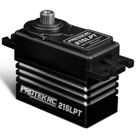 PROTEK RC 215LPT LOW PROFILE HIGH TORQUE METAL GEAR SERVO HIGH VOLTAGE (15.5KG @ 7.4V) [PTK-215LPT]
