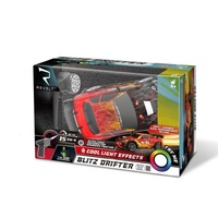 REVOLT RADIO CONTROL RED BLITZ DRIFTER WITH COOL LIGHT EFFECTS