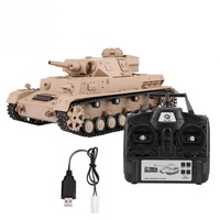 HENG LONG HL-3858-1 1/16TH GERMAN PANZER DAK PZ KPFW IV  AUSF F-1 REMOTE CONTROL TANK