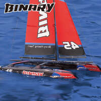 JOYSWAY 8807R BINARY CATAMARAN YACHT RED SAILBOAT 2.4GHZ RTR REMOTE CONTROL BOAT