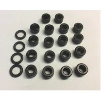 JOYSWAY 881211 BLACK SILICONE TUBES X 18 AND O RINGS X 4 PACK