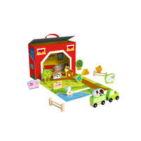 TOOKY TOY WOODEN FARM PLAY BOX