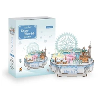 TONECHEER TQ071 DIY MUSIC BOX PUZZLE - SNOW WORLD 170 PIECES
