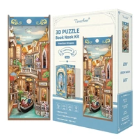 TONECHEER  BOOK NOOK TQ107 TRAVEL IN VENICE 3D PUZZLE 127 PIECES