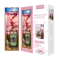 TONECHEER BOOK NOOK TQ119 DIY 3D PUZZLE - SAKURA'S TRAVEL 130 PIECES