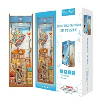 TONECHEER BOOK NOOK TQ126 DIY 3D PUZZLE - TRAVEL WITH THE WIND 143 PIECES