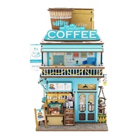TONECHEER BOOK NOOK TQ181 DIY 3D PUZZLE KIT - CAPE COFFEE SHOP 159 PIECES