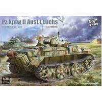 BORDER BT-018 PZ.KPFW II AUSF.L LUCHS LATE PRODUCTION 1/35 SCALE PLASTIC MODEL KIT