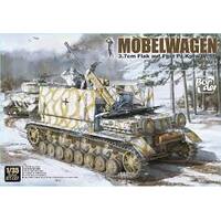 BORDER BT-007 MOBELWAGEN 3.7CM FLAK AUF FGST PZ.KPFW.IV (SF) WITH FIGURE 1/35 SCALE PLASTIC MODEL KIT