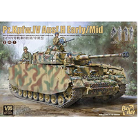 BORDER BT-005 PZ.KAPW.IV AUSF.H EARLY TO MID PRODUCTION TANK 1/35 SCALE PLASTIC MODEL KIT