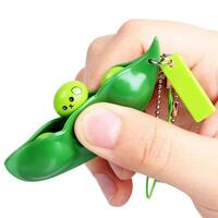 PEA IN A POD FIDGET TOY KEYCHAIN
