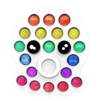 POP IT DELUXE ABS RAINBOW OCTOPUS FIDGET TOY