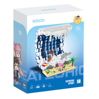 KOCO 04041 EXTREME SPORT SURFING 1471 PIECE BUILDING BLOCK KIT