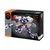 MECHANICAL MASTER 6846 FIVE TIGER GENERAL PURPLE 2 IN 1 340 PIECE STEM BUILDING BLOCK KIT