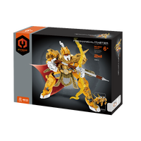 MECHANICAL MASTER 6847 FIVE TIGER GENERALS YELLOW 2 IN 1 344 PIECE STEM BUILDING BLOCK KIT