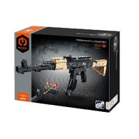 MECHANICAL MASTER 7806 AUTOMATIC RIFLE GUN 1073 PIECE STEM BUILDING BLOCK KIT
