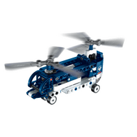 MECHANICAL MASTER 6872 POLICE HELICOPTER 122 PIECE STEM BUILDING BLOCK KIT