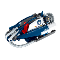 MECHANICAL MASTER 6871 POLICE HOVERCRAFT 119 PIECE STEM BUILDING BLOCK KIT